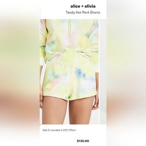 ALICE + OLIVIA - WOMEN’S TANDY HOT PANT SHORTS - SIZE XS